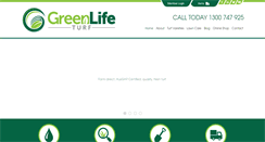 Desktop Screenshot of greenlifeturf.com.au